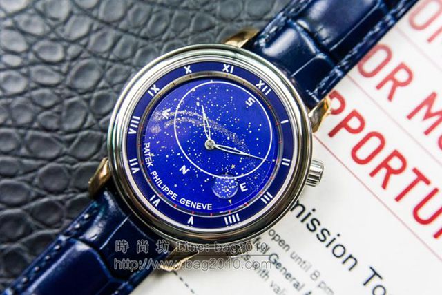 PATEK PHILIPPE手錶 5102天月款日內瓦蒼穹系列 百達翡麗星象功能男表 百達翡麗高端機械男士腕表  hds1265